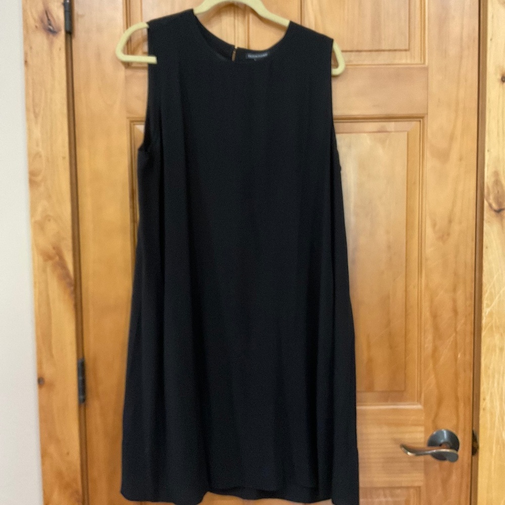 Simple Eileen Fisher A-line dress